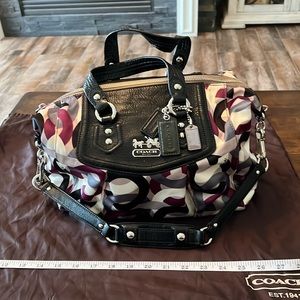 Coach purse with duster bag